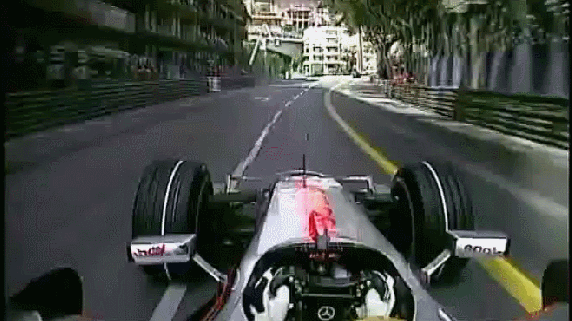 Lewis crash Monaco 2007