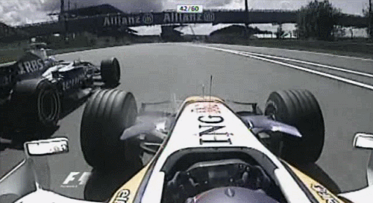 Kovalainen overtakes Webber 2007 European GP